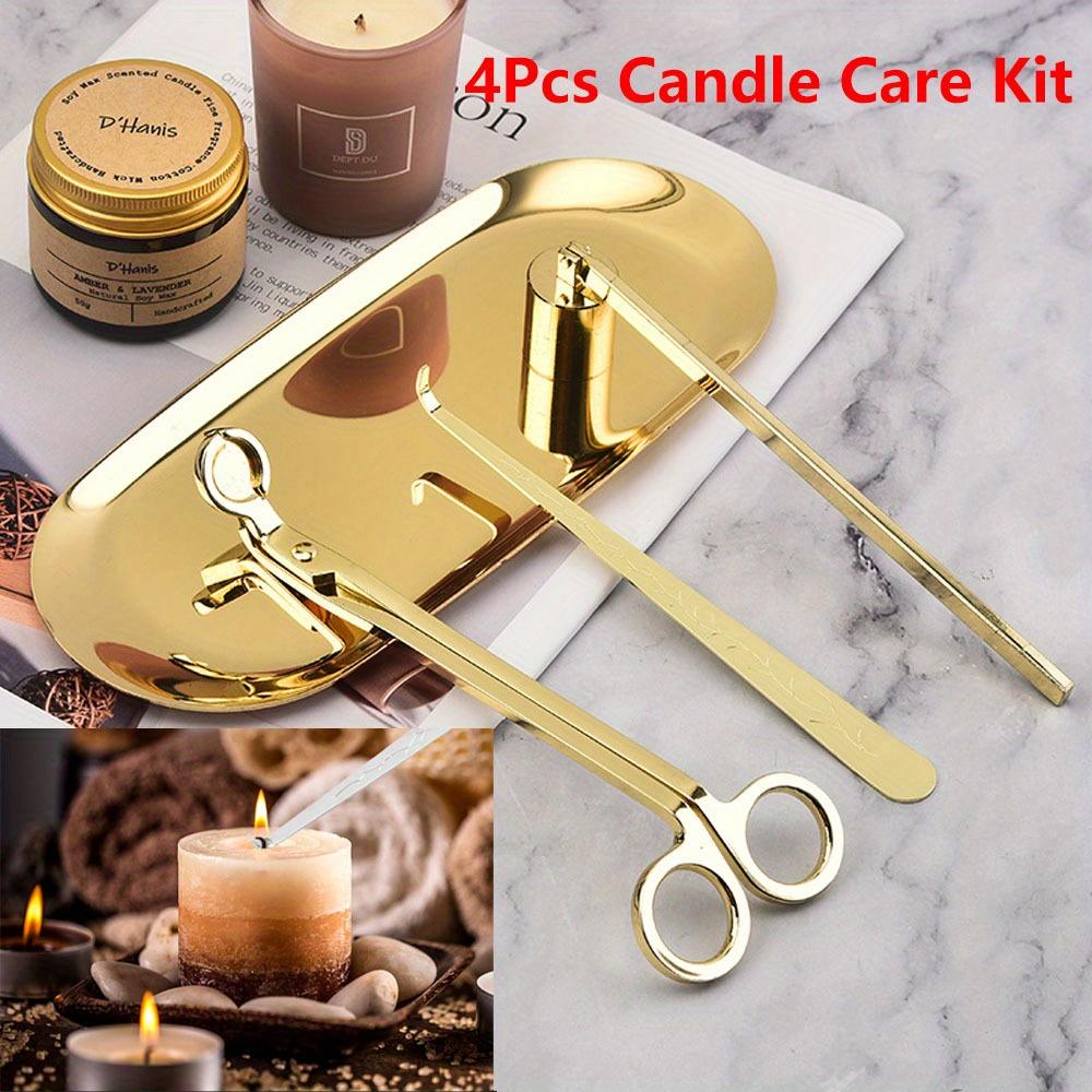 Home Improvement House - 4pcs/set Luxury Candle Care Kit Stainless