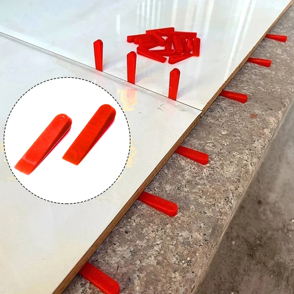 100pcs Plastic Tile Wedge Spac - Tile Leveling Clip 评论和价格
