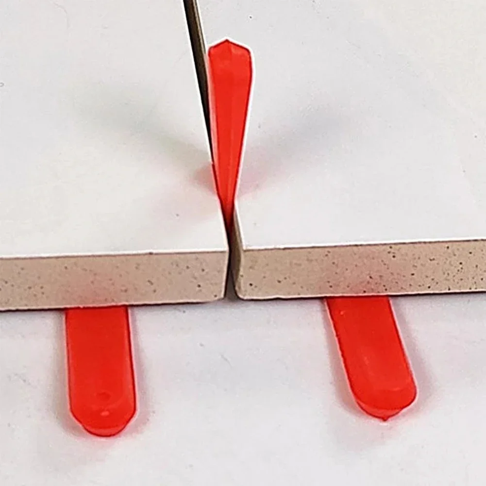 100pcs Plastic Tile Wedge Spac - Tile Leveling Clip 评论和价格