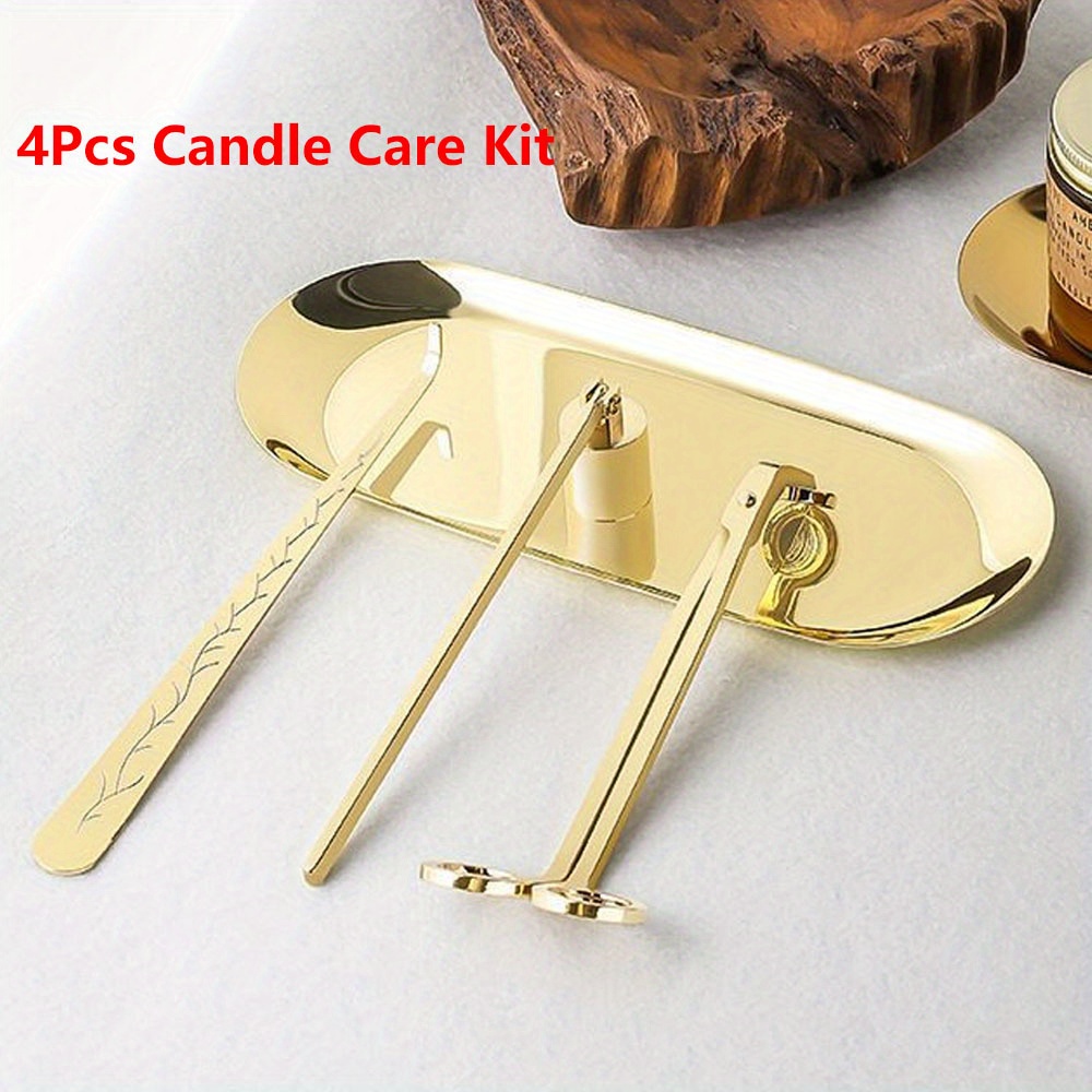 4pcs/set Luxury Candle Care Ki - Home Improvement House 评论和价格