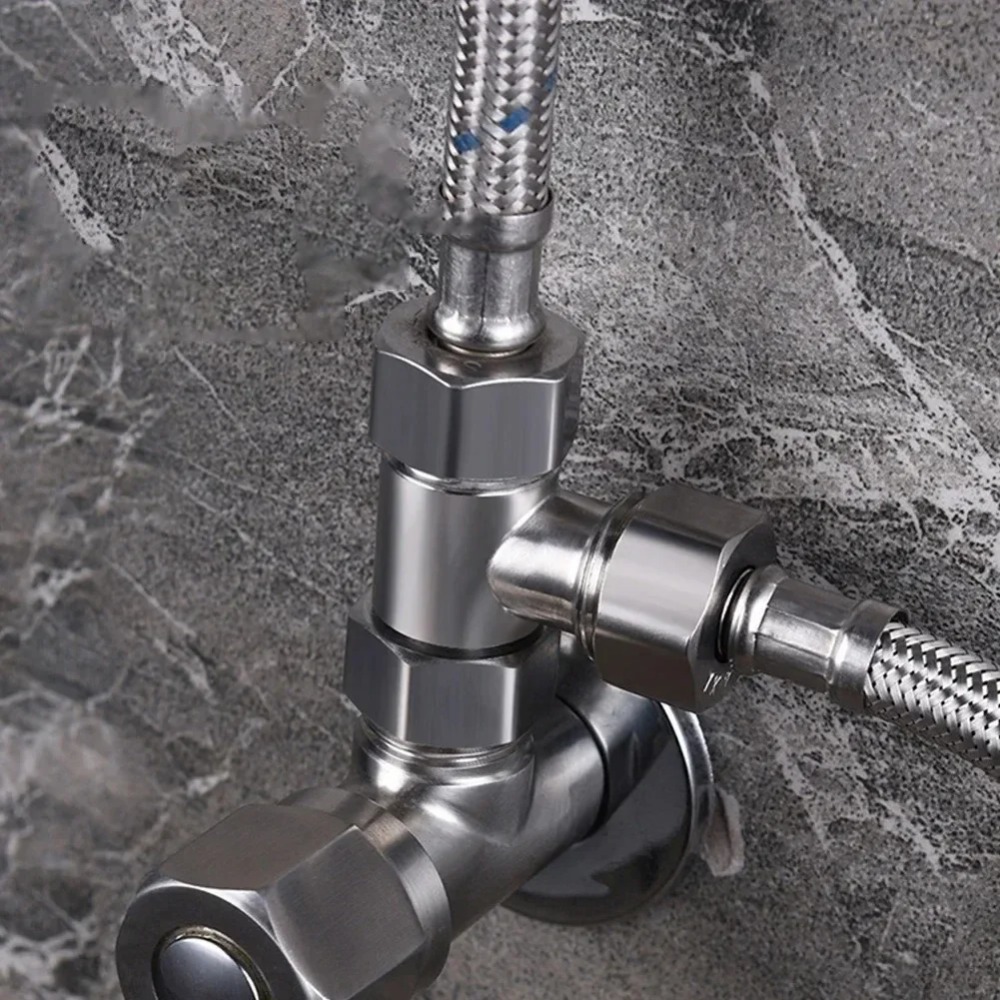 G1/2 Stainless Steel T Adapter - Toilet Flush Valve 评论和价格