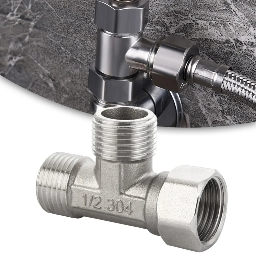 G1/2 Stainless Steel T Adapter - Toilet Flush Valve 评论和价格