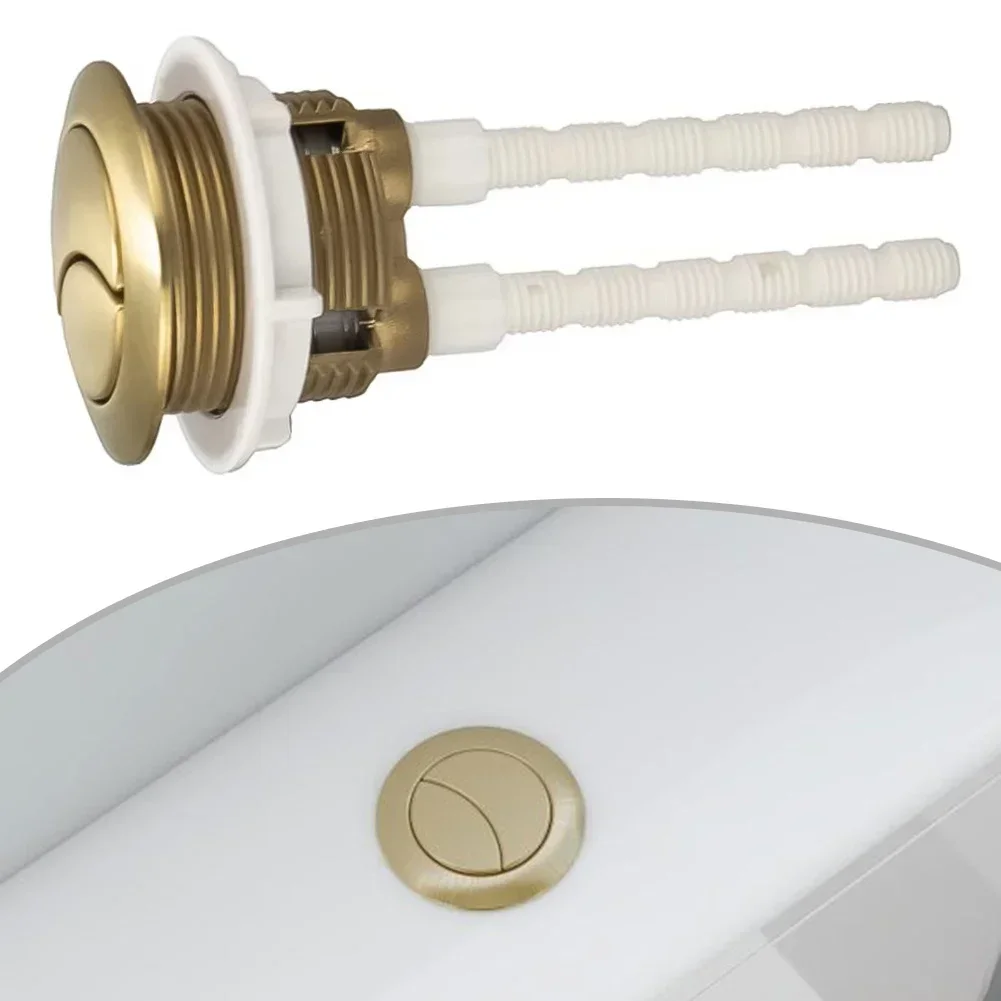 1pcs 38mm Brushed Brass Gold T - Toilet Flush Valve 评论和价格