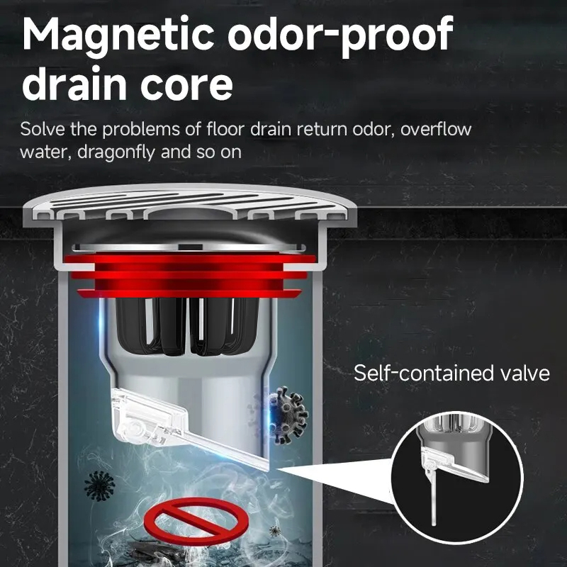 Odor Proof Floor Drain Valve S - Toilet Flush Valve 评论和价格