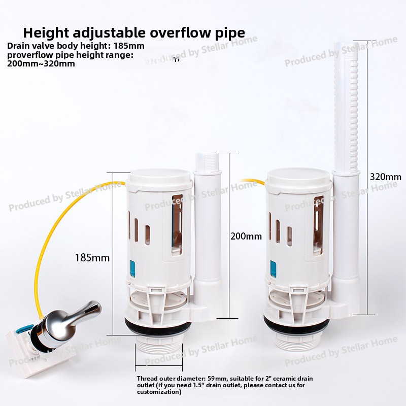 Front Wrench Type Wire Control - Toilet Flush Valve 评论和价格