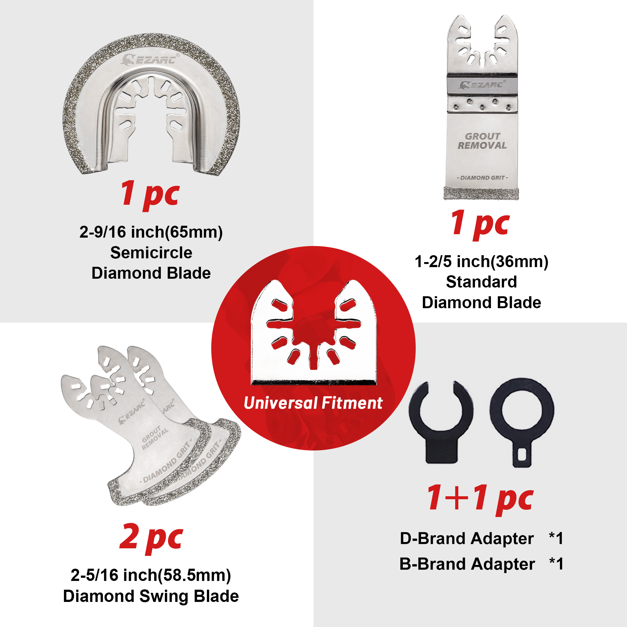 EZARC Grout Removal Saw Blades - Grout Saw Removal 评论和价格