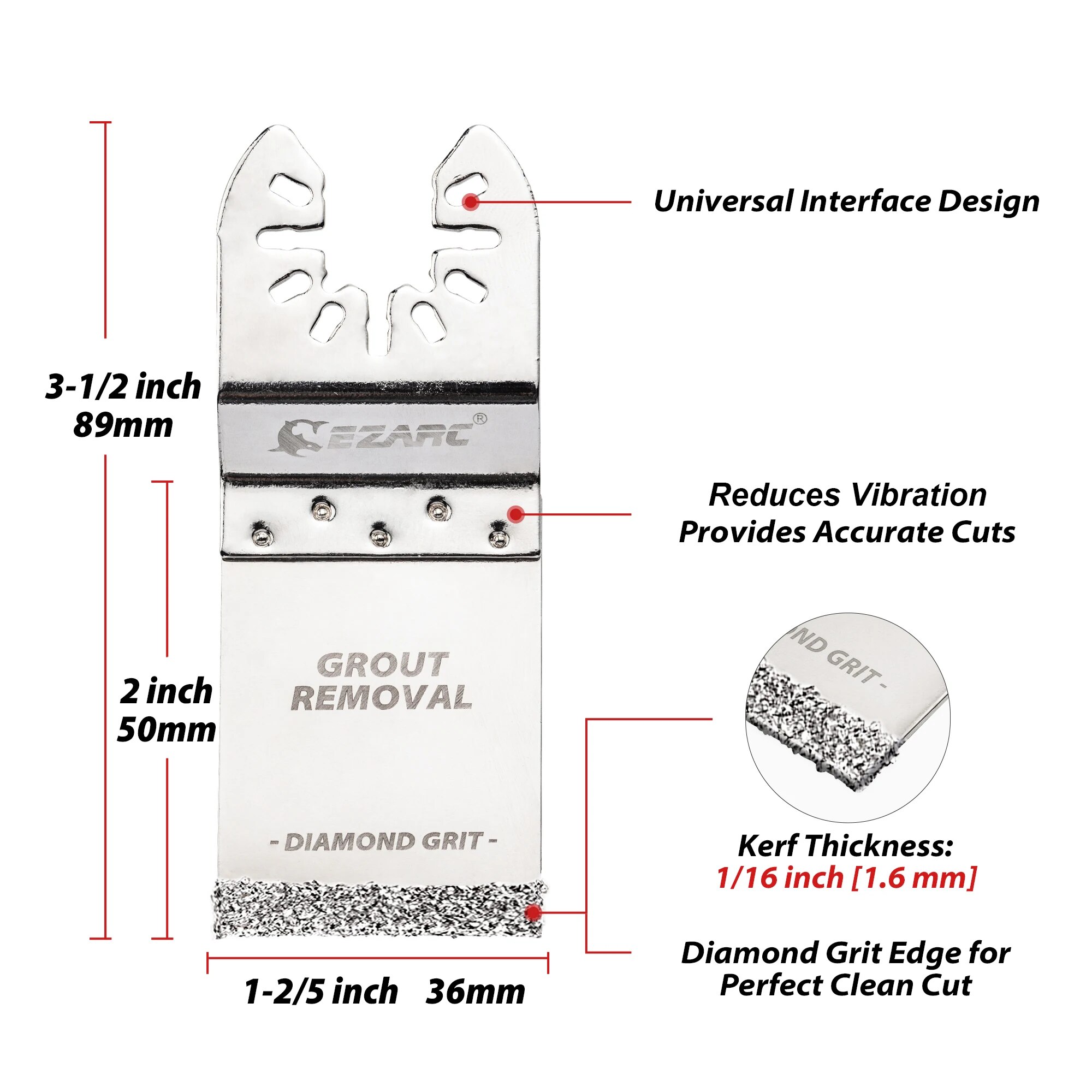 EZARC Oscillating Saw Blades 3 - Grout Saw Removal 评论和价格
