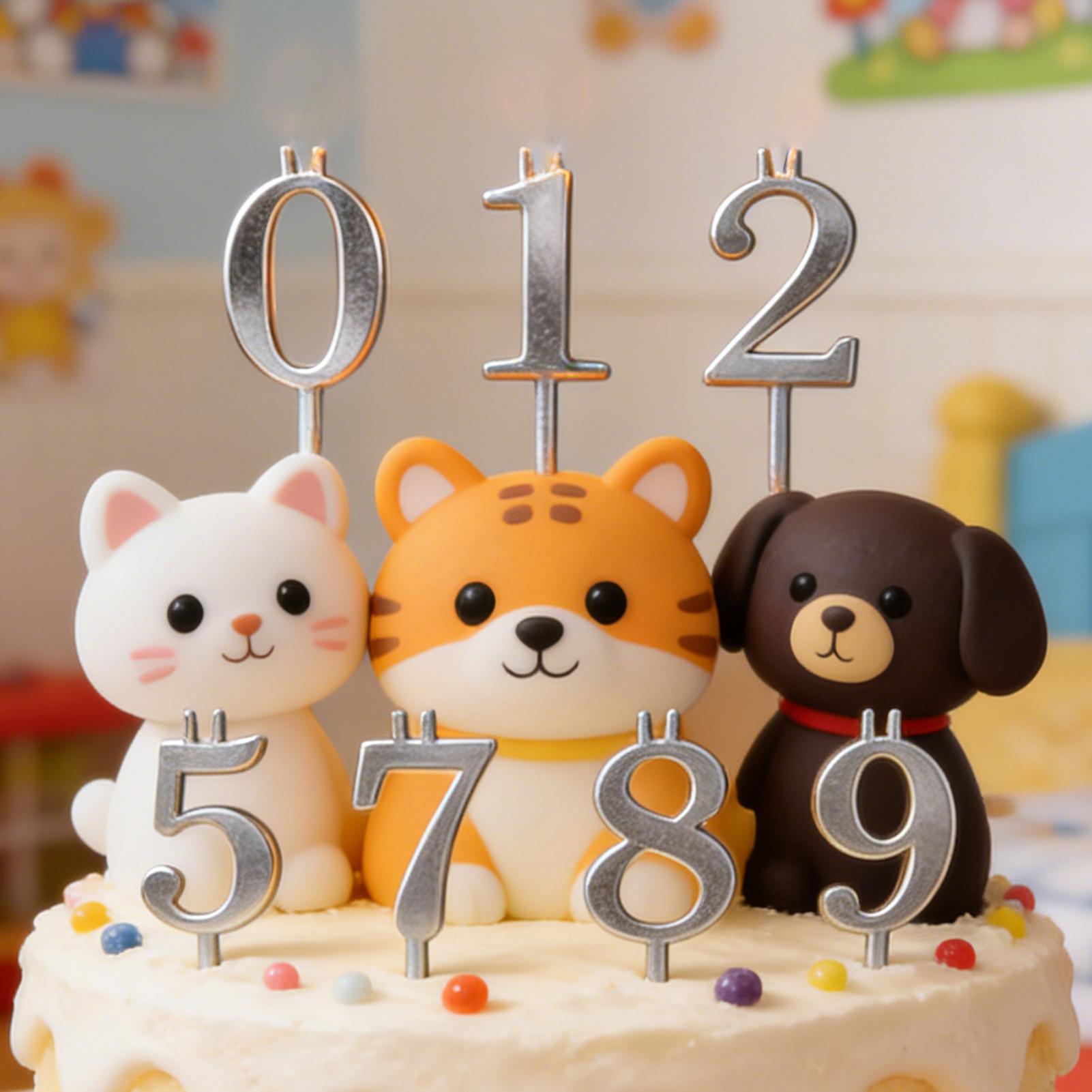 10pcs 0-9 Number Cake Toppers  - Home Improvement House 评论和价格